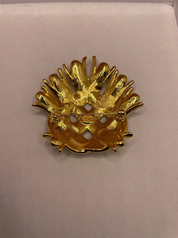 Vintage Kenneth Jay Lane Rhinestone Brooch – 1960… - image 5