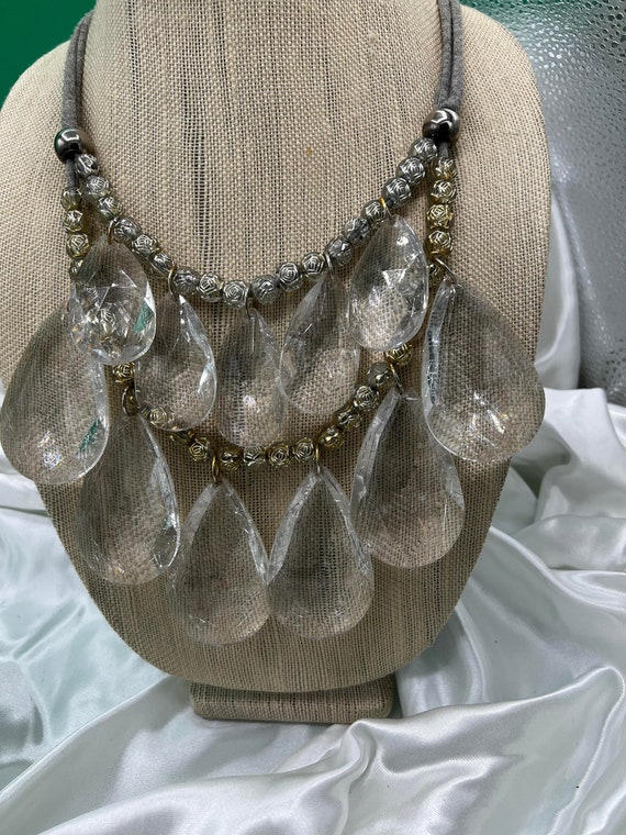 vintage big bead necklace - Gem