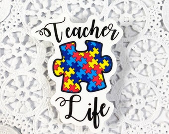 thumbnail image 2 of Autism Awareness Puzzle Piece Vinyl Decal Sticker (Set Of 2) – For Car, Truck, SUV, Laptop 2 of 2