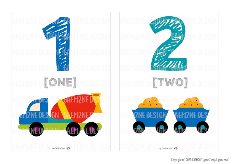 number flash cards printable 123 flash cards montessori etsy