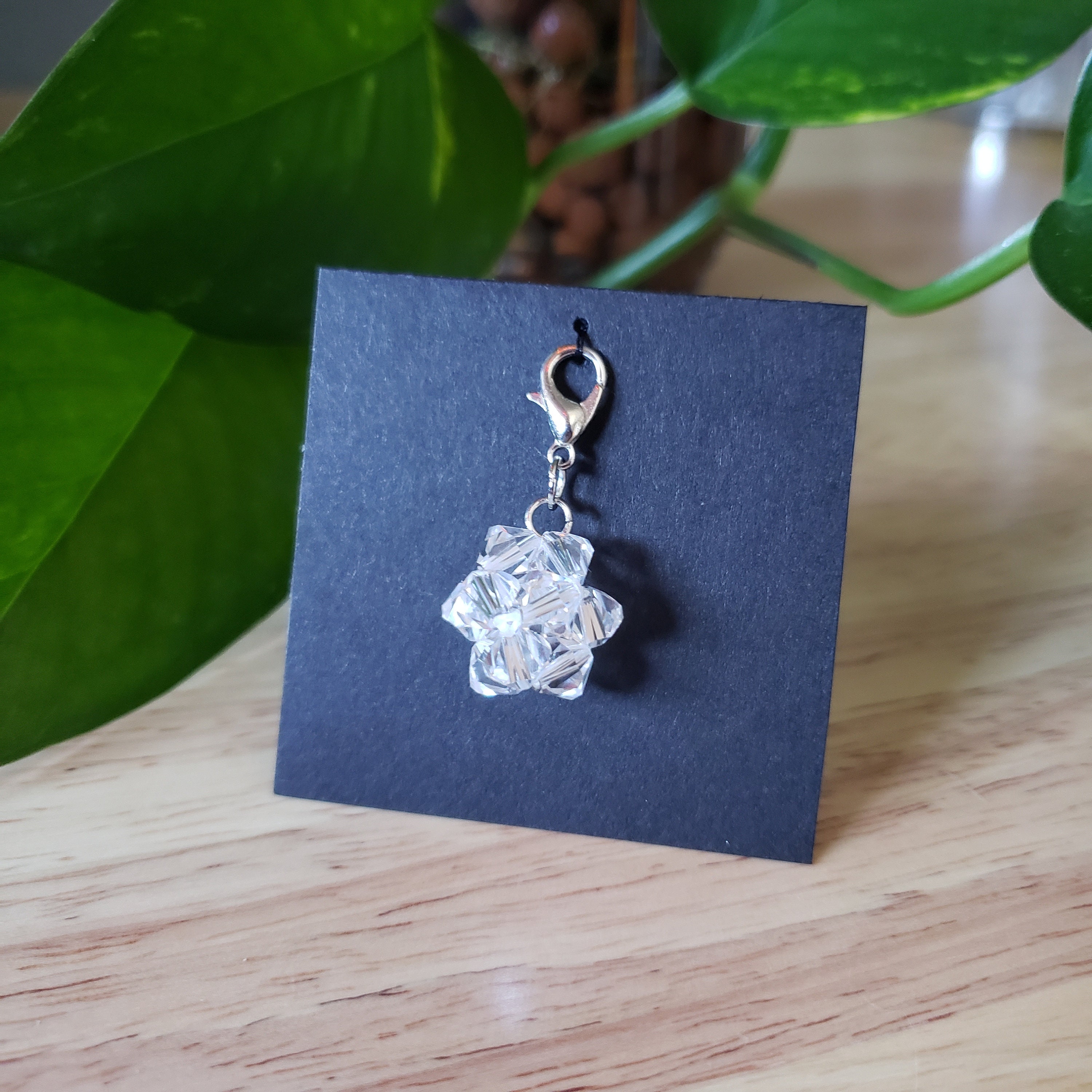 Star Fragment Charm | Konpeito Stitch Marker | Progress