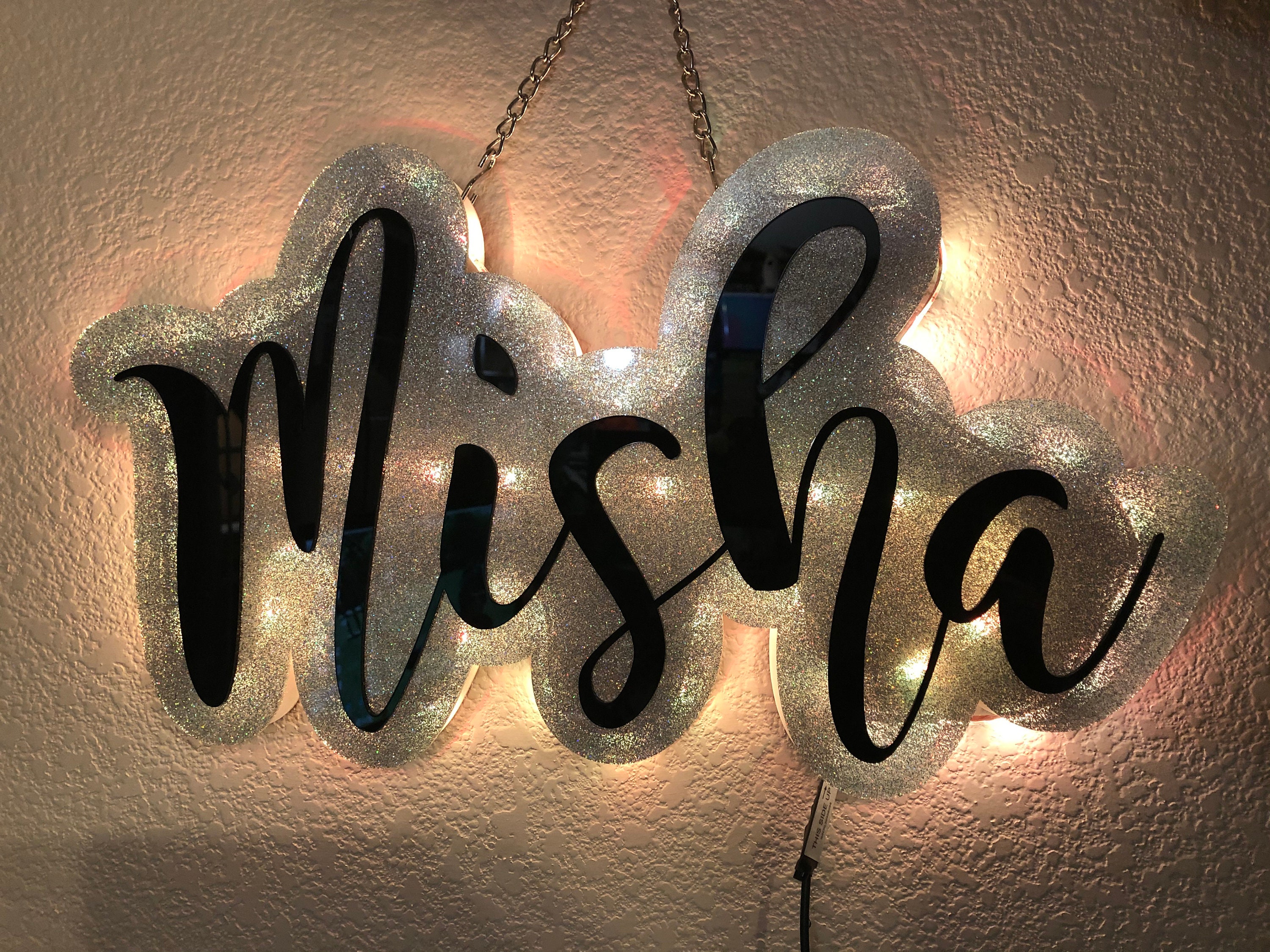 NOMBRE PERSONALIZADO Lámpara de luz LED de acrílico Luz Etsy