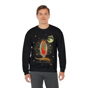 La Virgen de Guadalupe unisex Heavy Blend™ sweatshirt met ronde hals