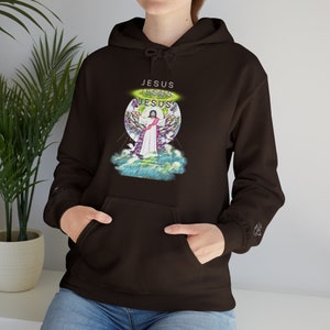 Jesus Unisex Heavy Blend™ Hooded Sweatshirt, Jesus Hoodie, Catholic Gifts