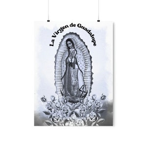 La Virgen de Guadalupe Premium Matte Vertical Posters, Catholic Gifts, Our Lady of Guadalupe Home Decor