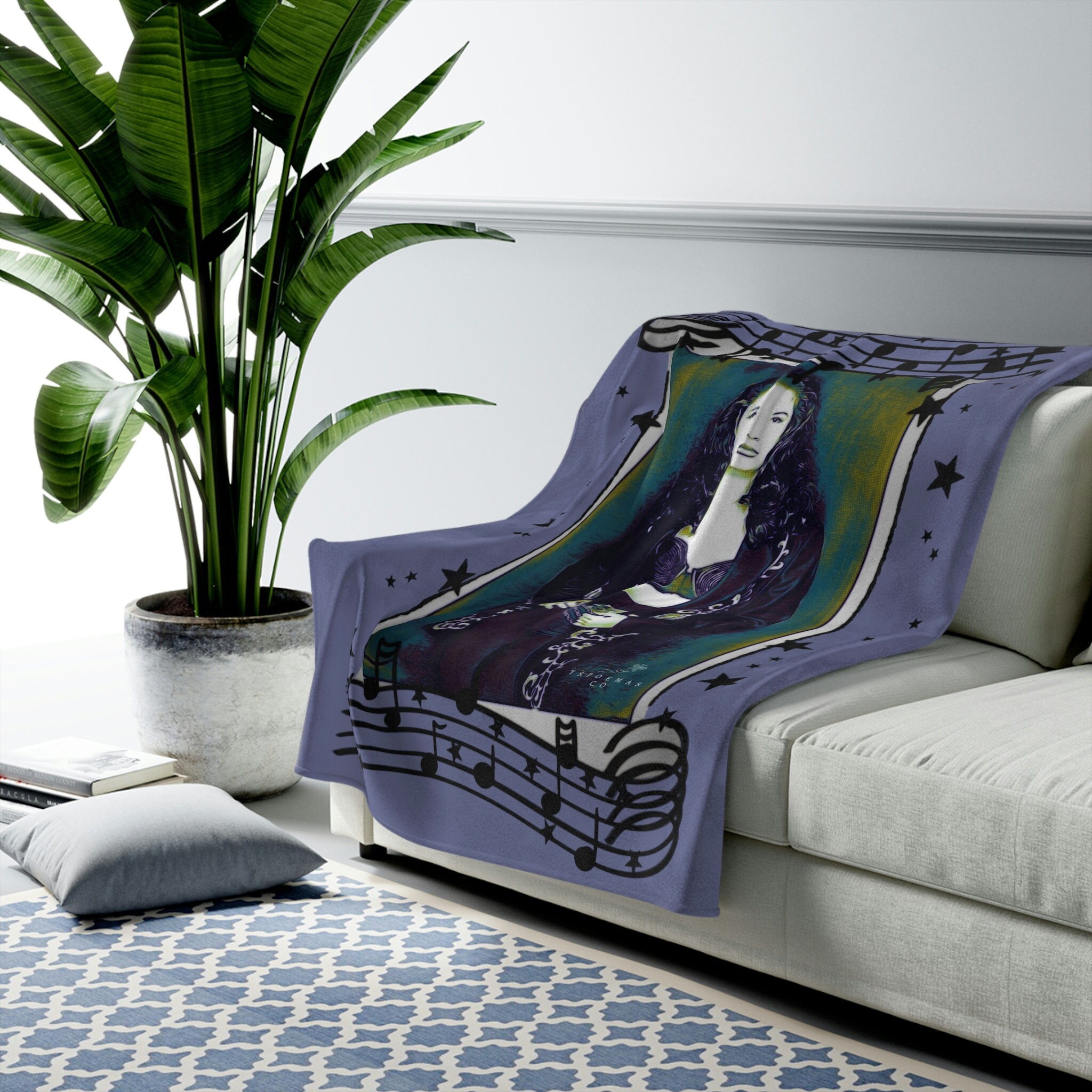 Selena plush throw blanket cheap