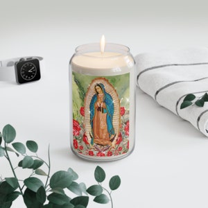 Our Lady of Guadalupe with Sparkles Scented Candle, 13.75oz