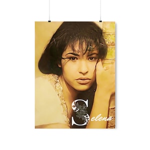 Selena Oil Painting Art Premium Matte Vertical Posters, Selena Fan Gift, Selena Wall Art, Queen of Tex-Mex, Dreaming of you Wall Decor