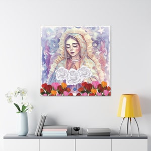 Our Lady of Guadalupe Canvas Gallery Wraps, Catholic Gifts, Catholic Decor, Catholic Art