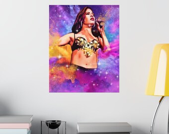 Selena Queen of Tejano Music Premium Matte Vertical Poster, Selena Quintanilla Poster