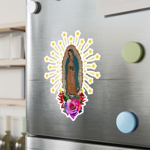 Our Lady of Guadalupe Decal, La Virgen De Guadalupe Calcomanía , Catholic gifts, Virgin Mary Kiss-Cut Vinyl Decals