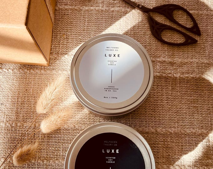 Soy Luxe Candle Tins 8 oz.