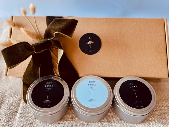 Meltdown Theory Co. - Soy Luxe Candle Tins 8 oz. ea. | 3 Candle Tin Gift Pack