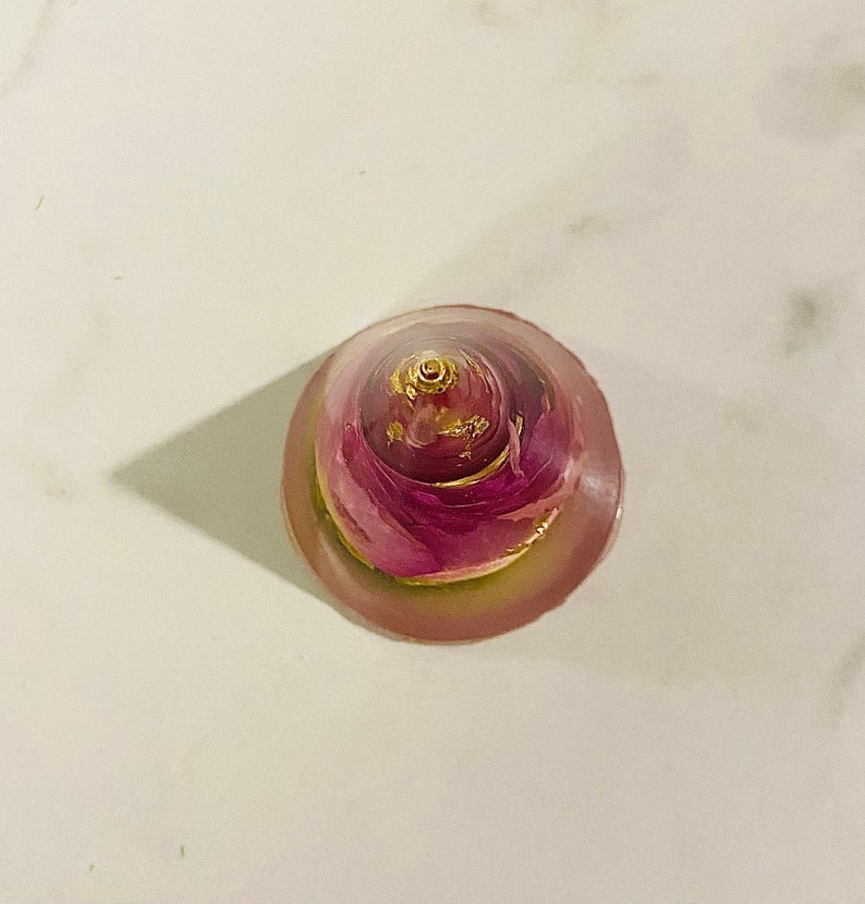 Ring Holder Flower Preservation Resin Ring Holder Cone Etsy