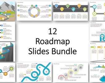 Roadmap PowerPoint Slides Bundle