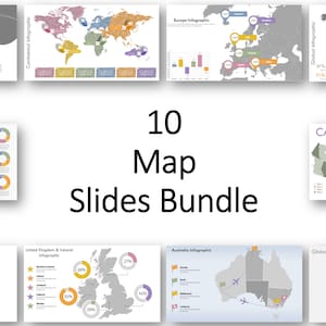 Map Powerpoint Slides Bundle