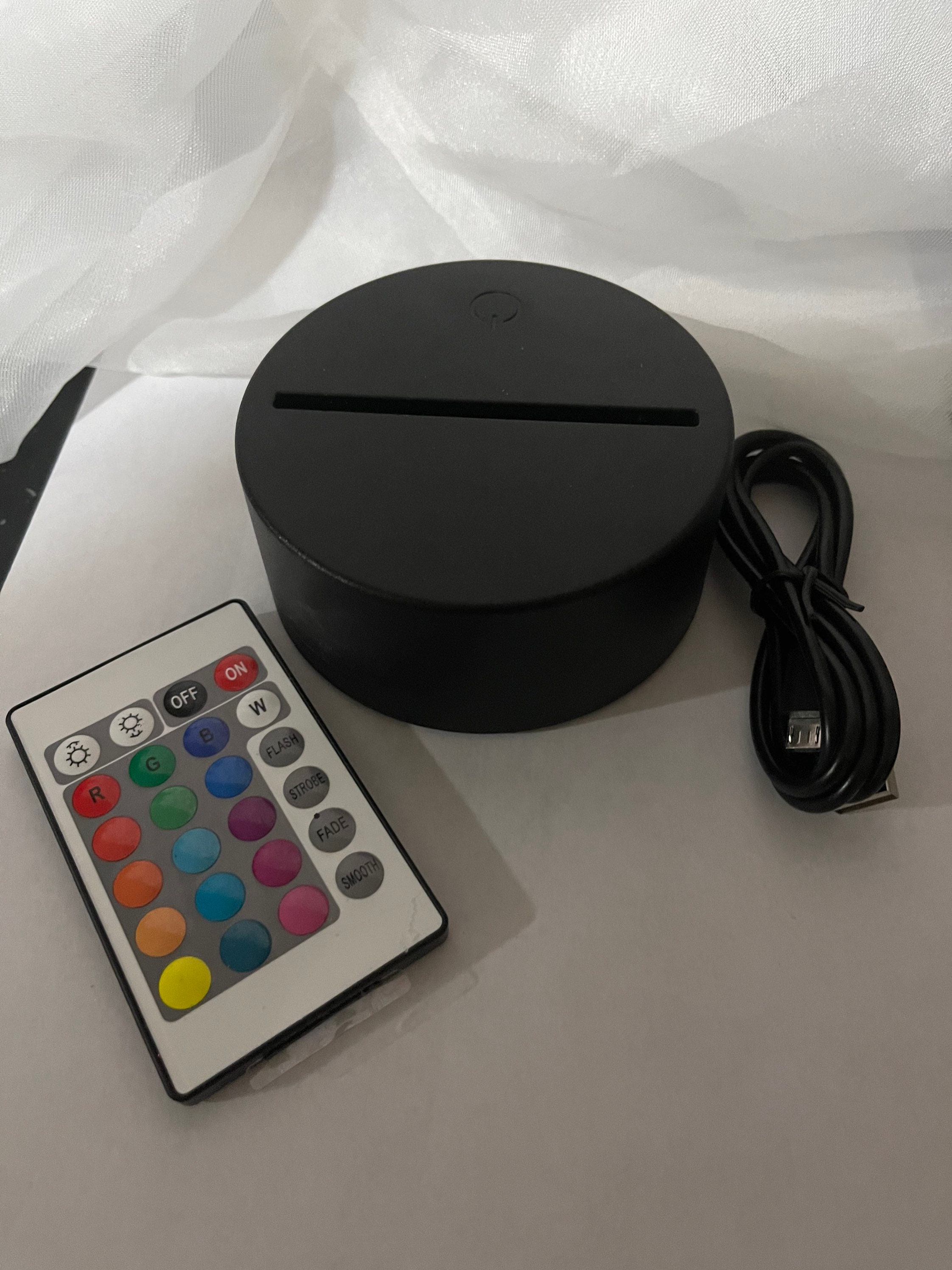 Lámparas led personalizadas Etsy