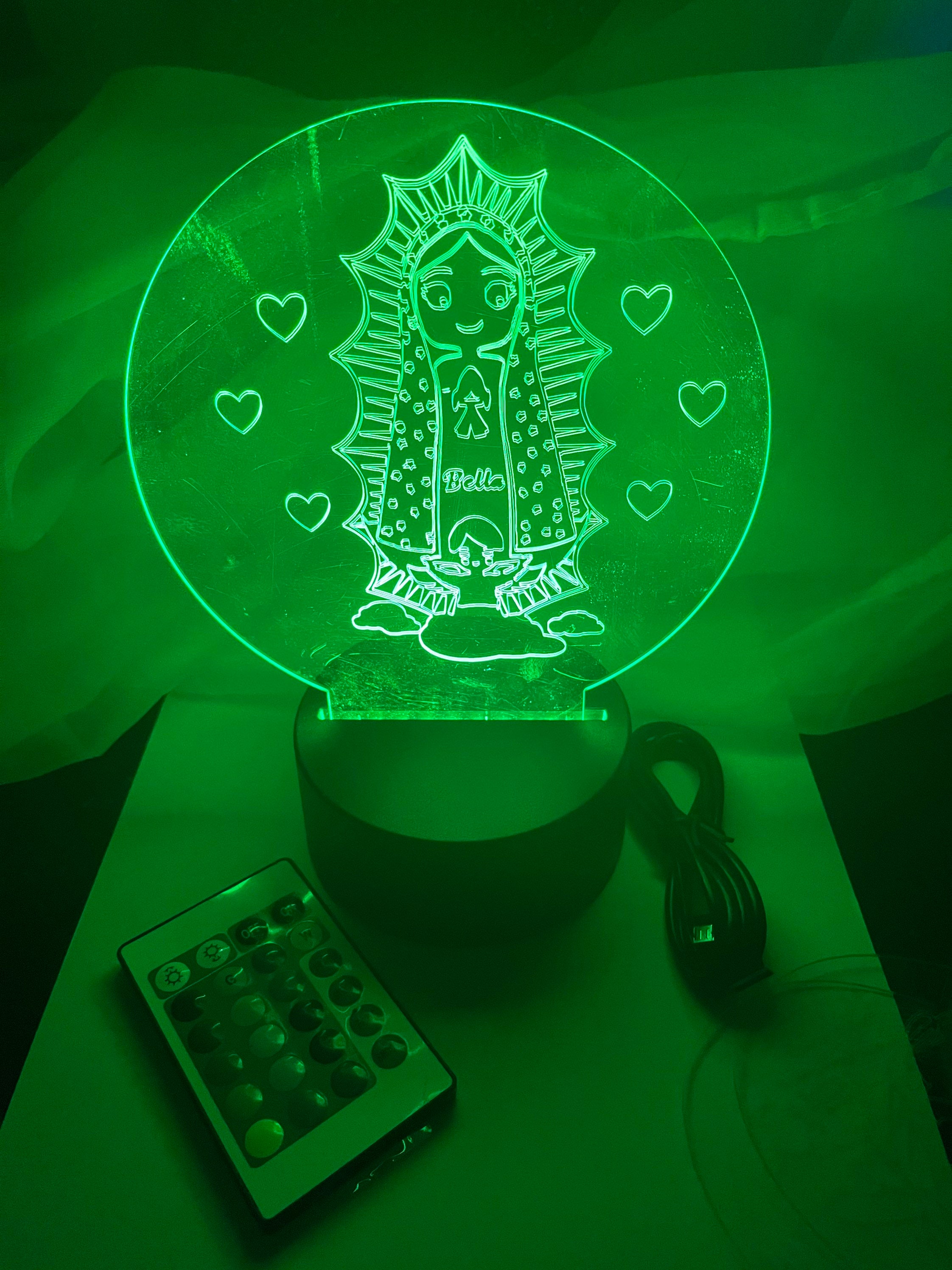 Lámparas led personalizadas Etsy