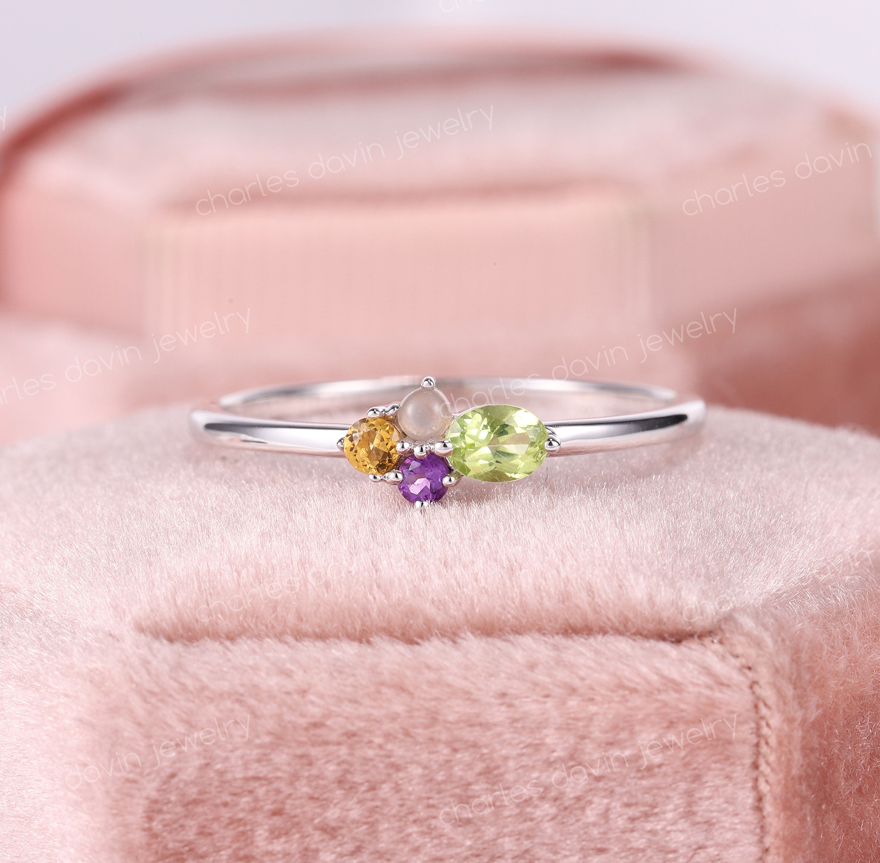Mothers Ring Custom Mom Ring Statement 