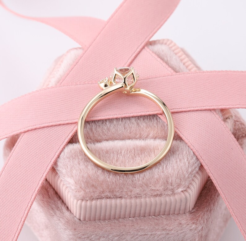 Dainty Engagement Rings Japanese Style Rings Gold Ring Etsy