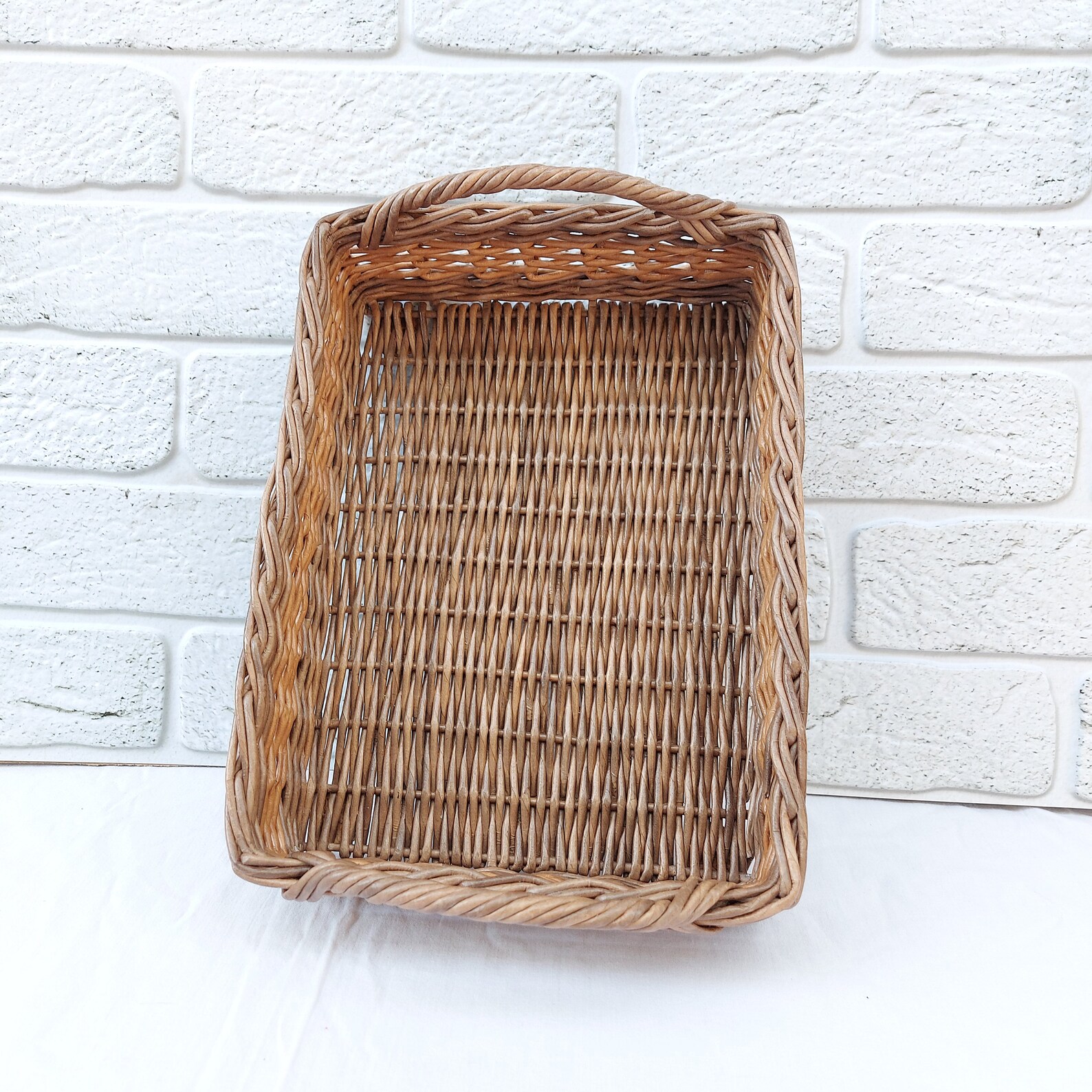 Cesta de pan organizador de baño cofre de almacenamiento de | Etsy