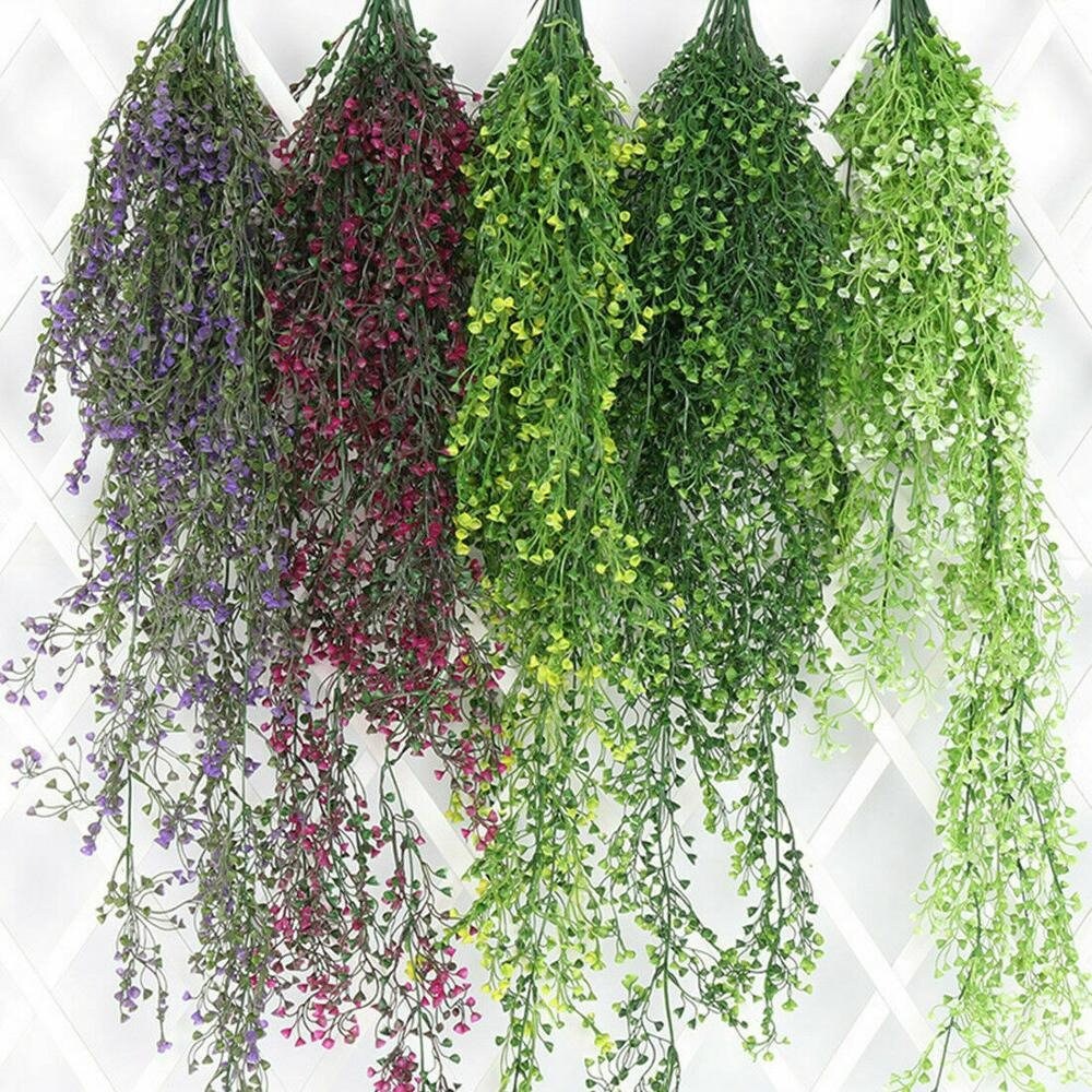 Artificial Fake Silk Flower Vine Garden Decoration Hanging Etsy UK