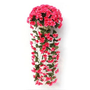 Artificial garland for Decoration Violet Garland Hanging rose Vine Flowers Garland Flowers for Wedding vine garland Party Home Decoration image 9