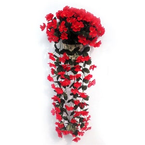 Artificial garland for Decoration Violet Garland Hanging rose Vine Flowers Garland Flowers for Wedding vine garland Party Home Decoration image 7