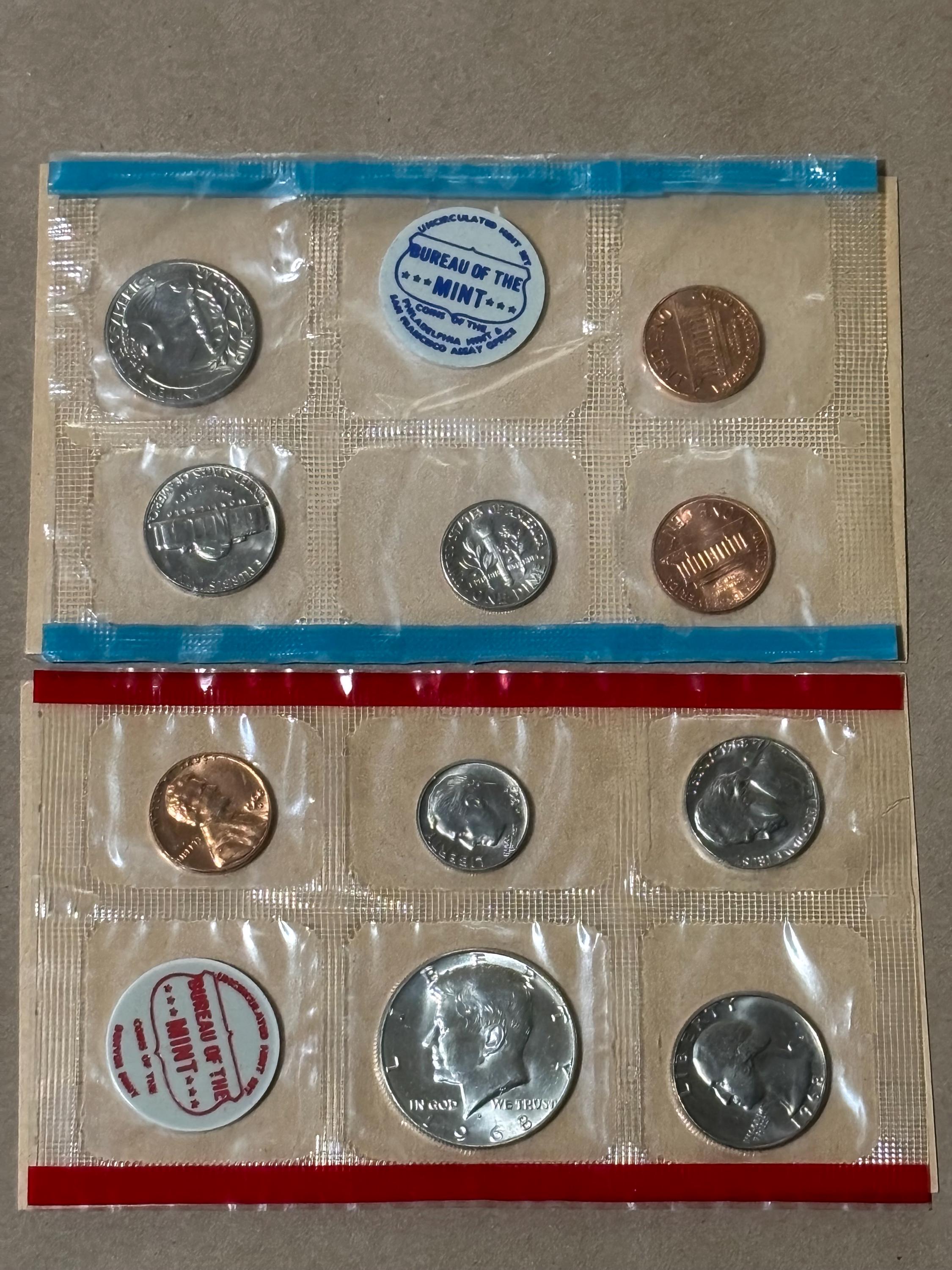1968 us coin set - Etsy 日本