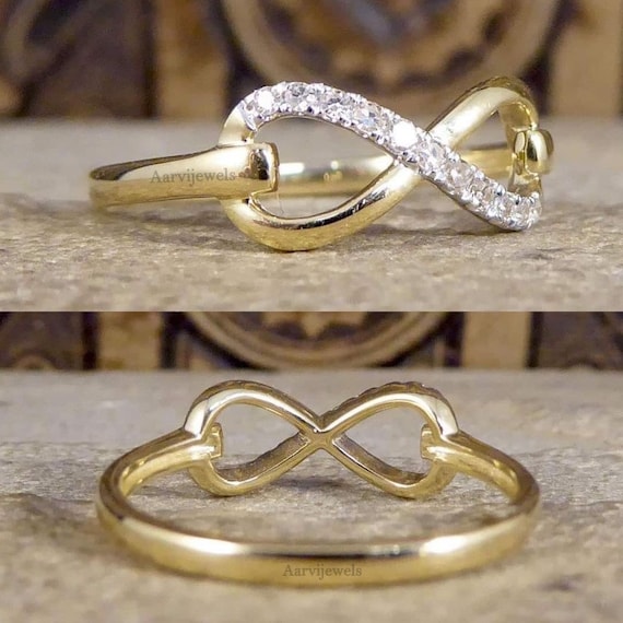 18k Gold Plated Infinity Aura Ring - Buy Now From Silberry