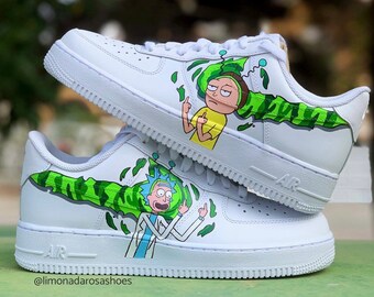Rick And Morty Air Force 1 Etsy