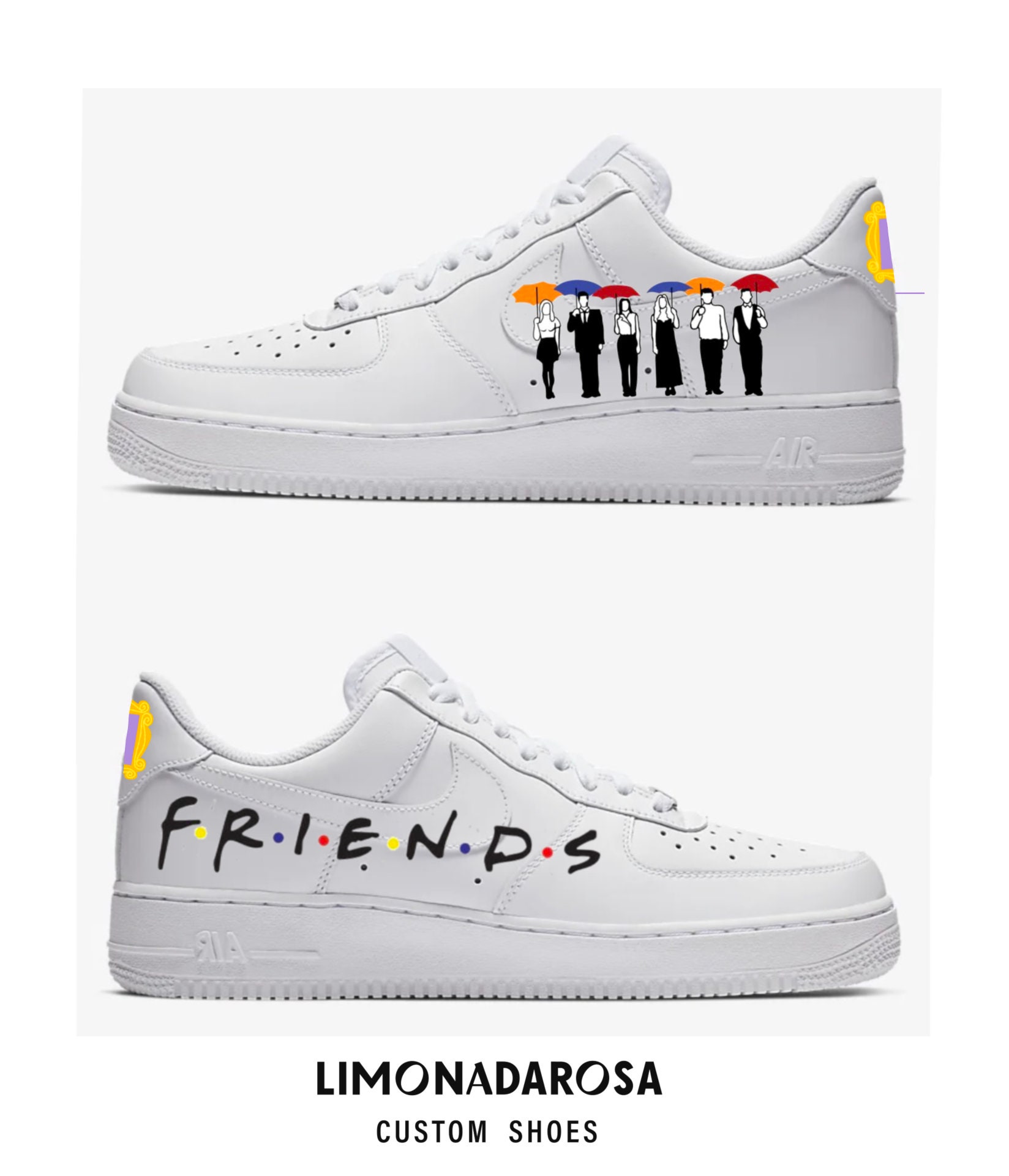 custom air force 1 friends
