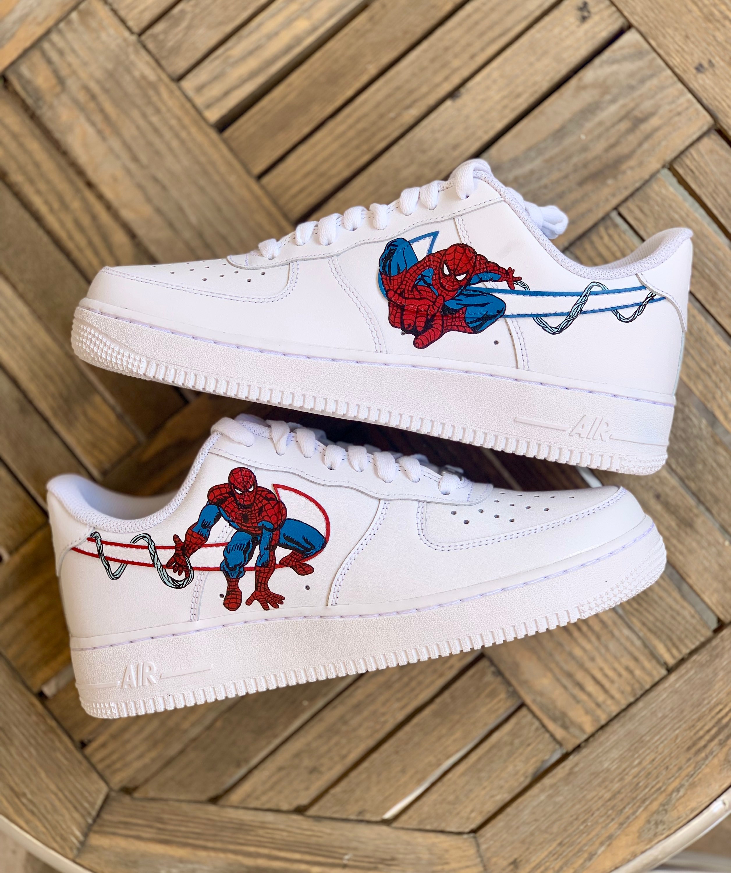 Con fecha de sílaba Literatura Spiderman Custom Original Nike AF1 Handpainted Shoes Diseño - Etsy México Con fecha de sílaba Literatura Spiderman Custom Original Nike AF1 Handpainted Shoes Diseño - Etsy México