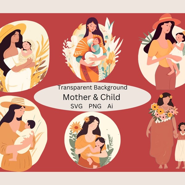 Mother Child - Etsy
