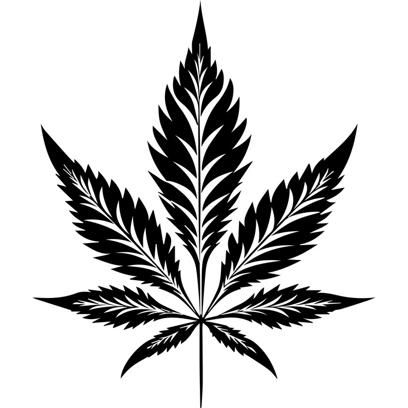 Pot Leaf SVG Download SVG for Cricutsvg Files for Silhouette Etsy