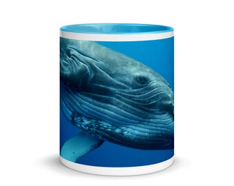 Humpback Whale Mug with Color Inside