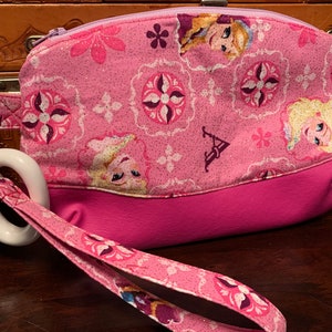 Disney Frozen Clutch ~ Pink Funkeln Portemonnaie Handtasche ~ Handtasche Handtasche ~ Smartphone Reisetasche