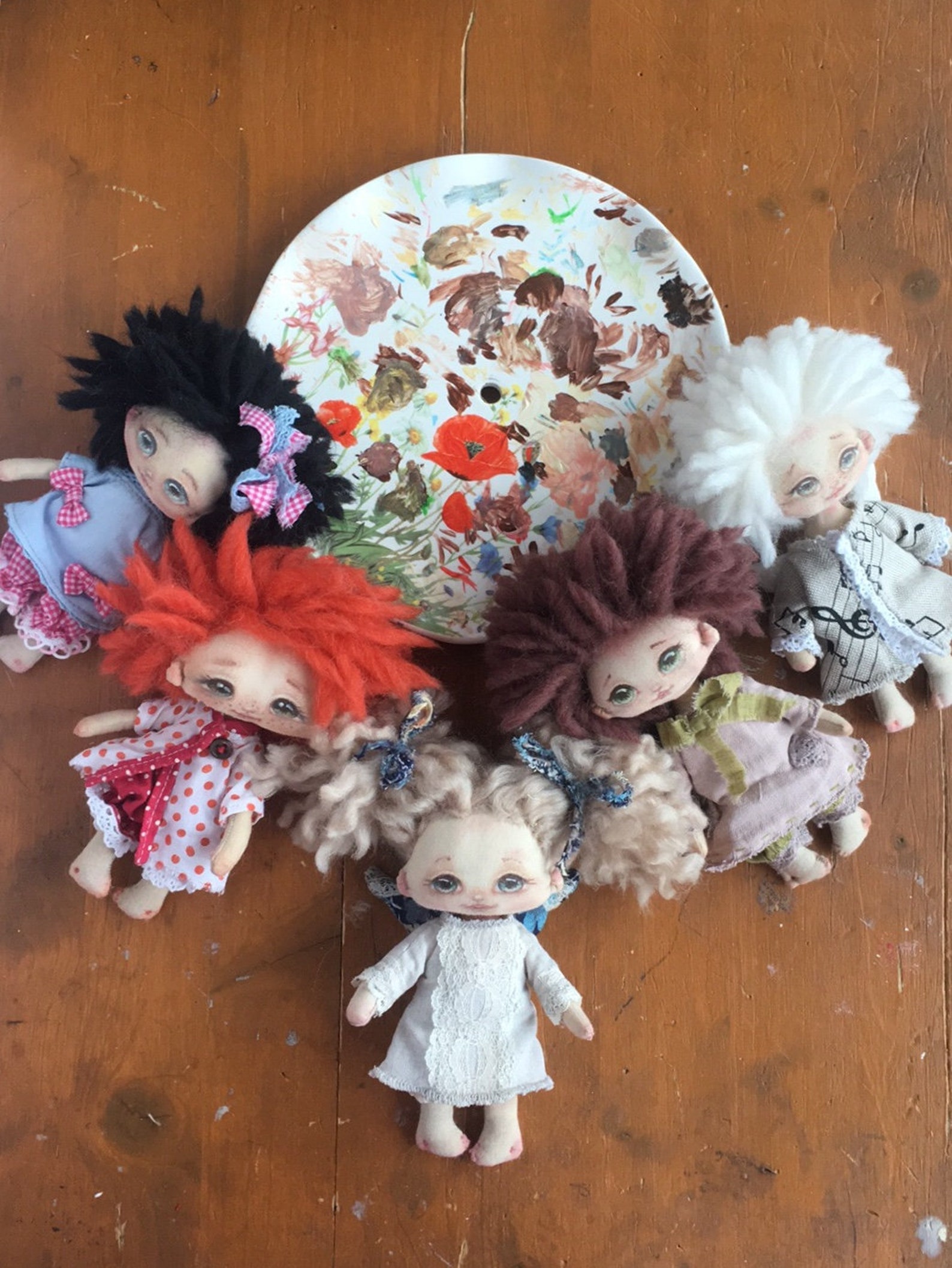 Rag Angel, Textile Doll, Personal Talisman With Wings and Dangling Legs ...