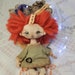 Rag Angel, Textile Doll, Personal Talisman With Wings and Dangling Legs ...