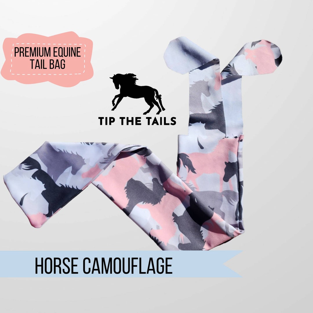 Horse Camouflage Tail Bag Horse Tail Bag Tailbag Equine Etsy