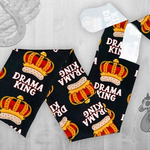 Drama King Equine Tail Bag, Dramatic Gelding Horse Gift for Equestrian, Crown Horse Tailbag for Stallion, Funny Drama Equine Mane & Tail Bag