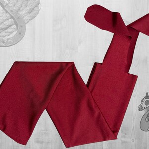 Bolsa de rabo de cavalo sólida Borgonha, bolsa de rabo de cavalo vermelha e proteção de rabo de pônei com desconto Borgonha, bolsa de rabo sólida para presente equestre para cavalos