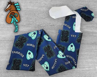 Equestrian Ouija Halloween Equine Tail Bag | Tail Bags for Horse Tail Protection | Tarot Card Halloween Accessory for Equine Gifts