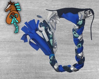 RESERVED Tarot 3-Tube Braid-In Tail Wrap, Horse Tail Wrap for Equine Tail Protection, Equestrian Gifts for Horse Lovers, Braid Horse Tack