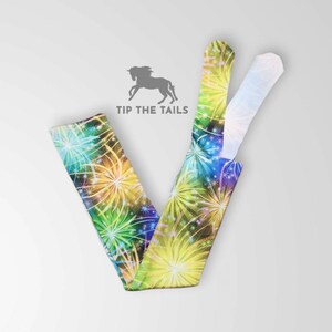 Blue Shimmer Dragon Scale Horse Tail Bag Horse and Pony Tail Bag Sparkle  Horse Tack by TipTheTails Handmade Tail Bags for Horses