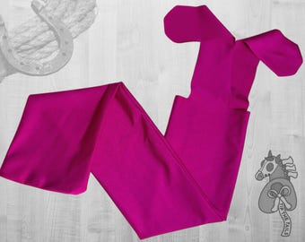 Solid Magenta Equine Tail Bag, Purple Horse Tailbag and Discount Pony Tail Protection, Magenta Solid Tail Bag for Equestrian Gift for Horses