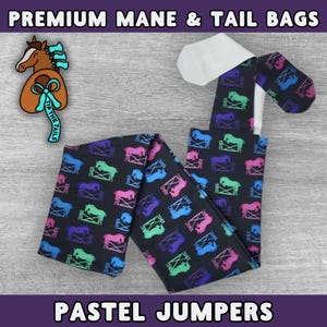 Staarttas voor springpaarden, Hunter-jumper-tailbags voor bescherming van de staart van paarden, springtuig voor paardencadeaus en tassen voor paardenmanen