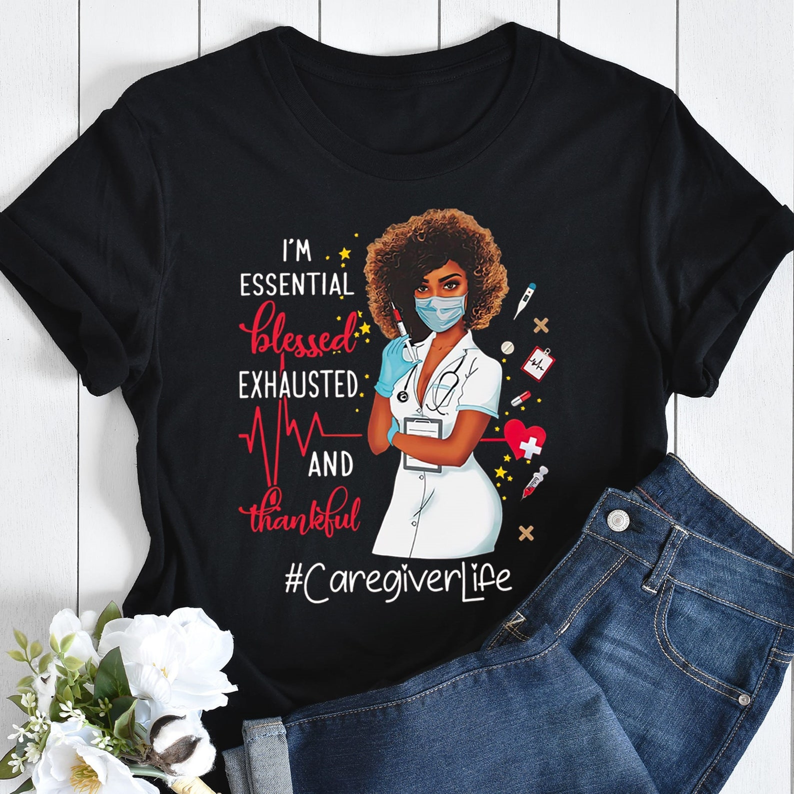 Ich bin essentiell erschöpft und dankbar Betreuer Etsy