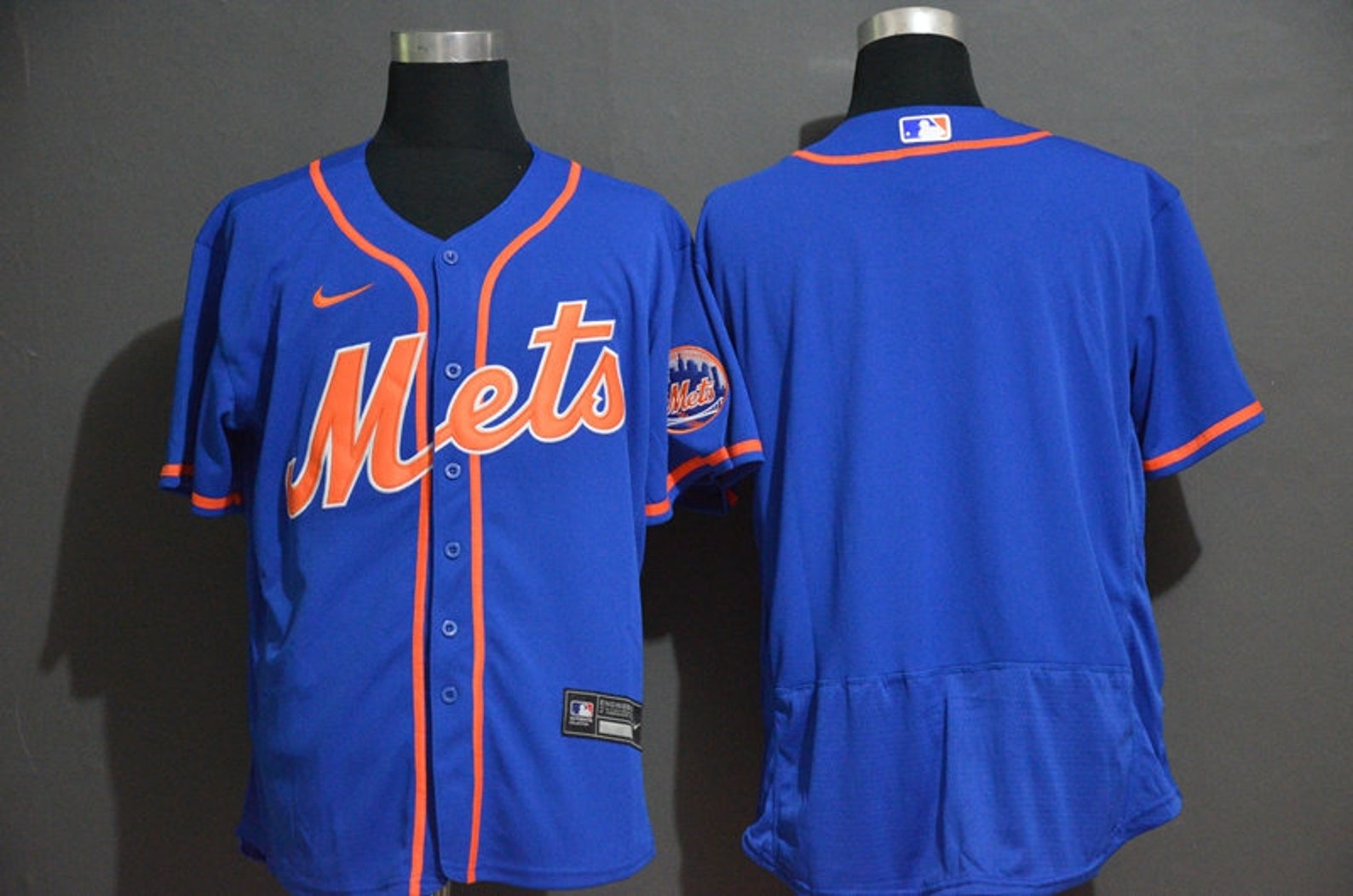 New York Mets Jersey Sewn Custom Name Number Baseball Jersey Etsy