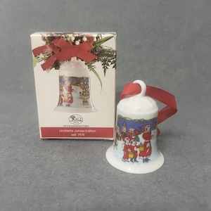 Hutschenreuther Christmas Bell 1996 Porcelain Boxed Vintage Ole Winther Hanging